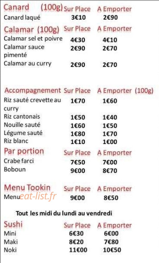 Tookin — carte page 3