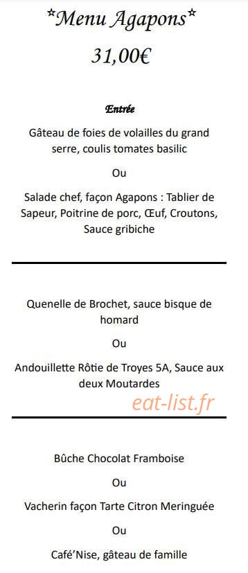 Les Agapons — carte page 3