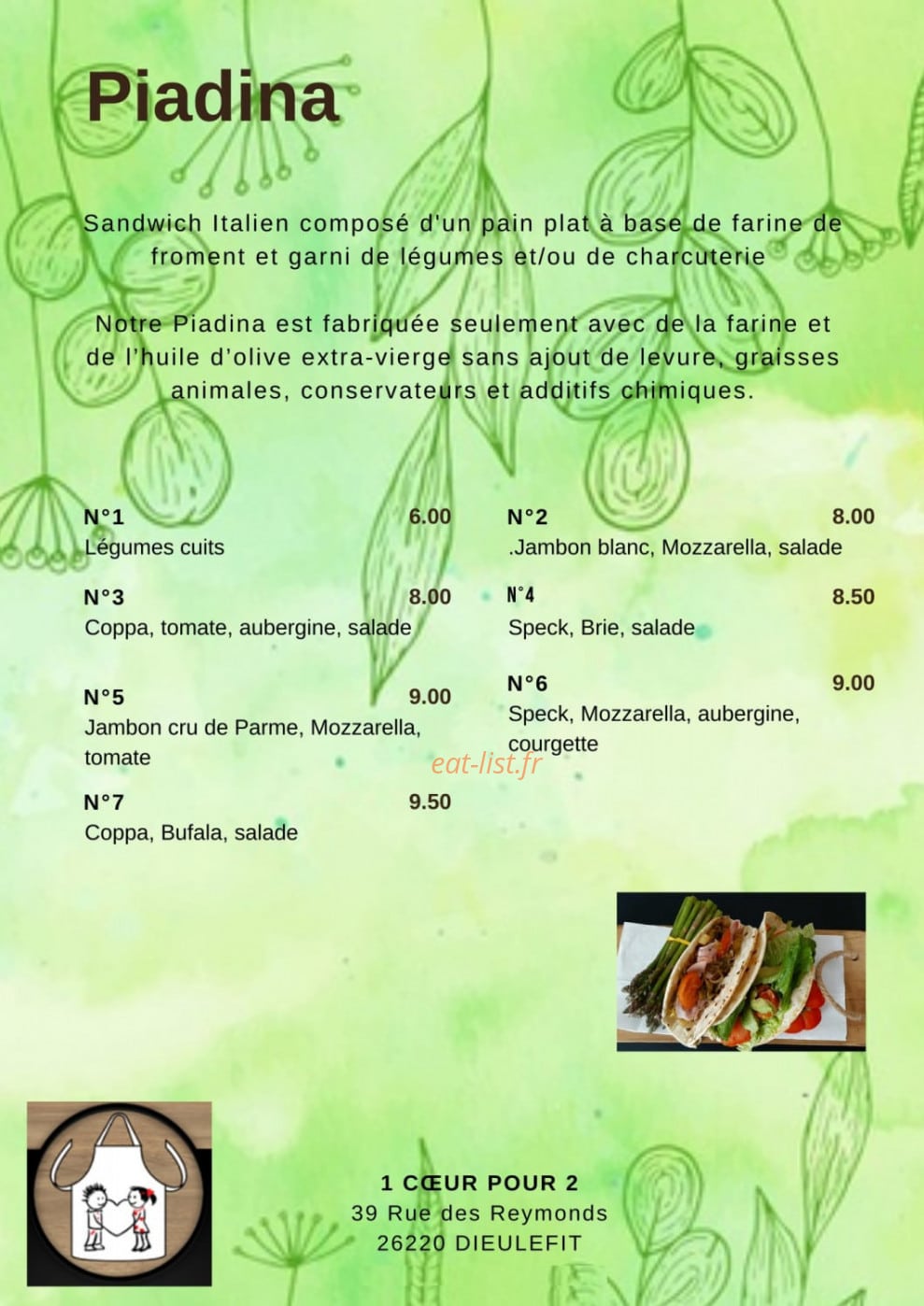 1 coeur pour 2 — carte page 1