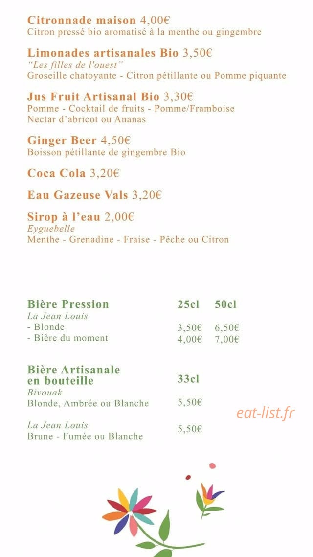 Corazón Café — carte page 4