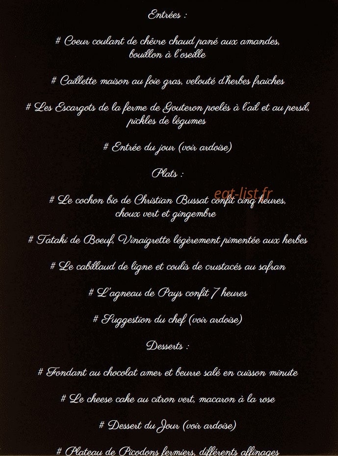 Chez mon Jules — carte page 1