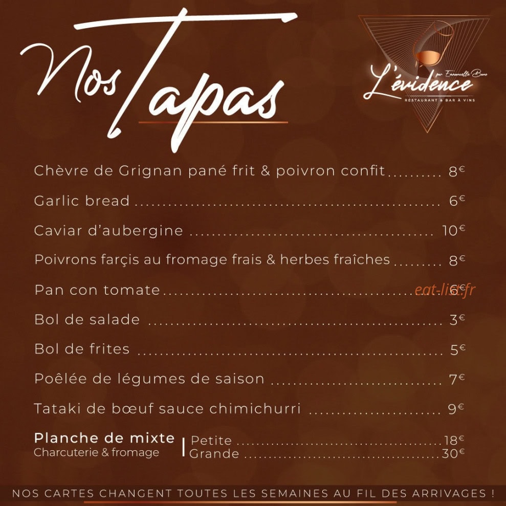 L'évidence — carte page 2