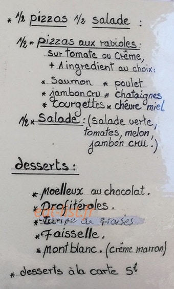 L'Atelier de Denis — carte page 3