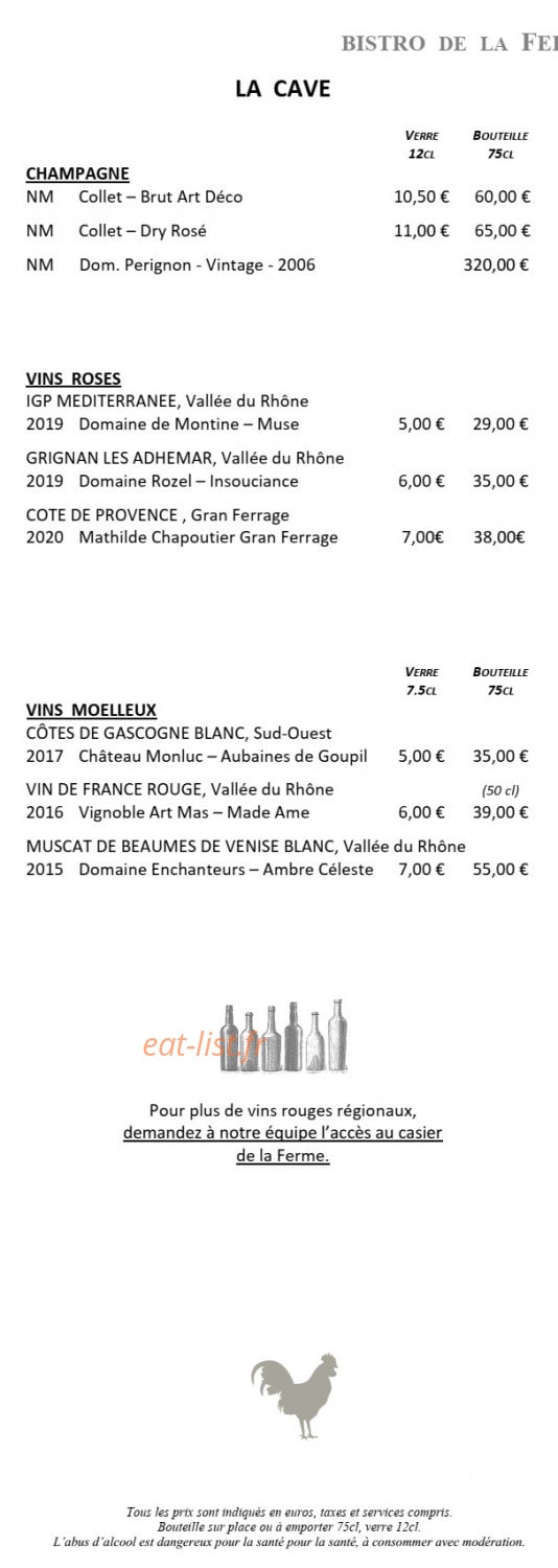 La Ferme Chapouton — carte page 2