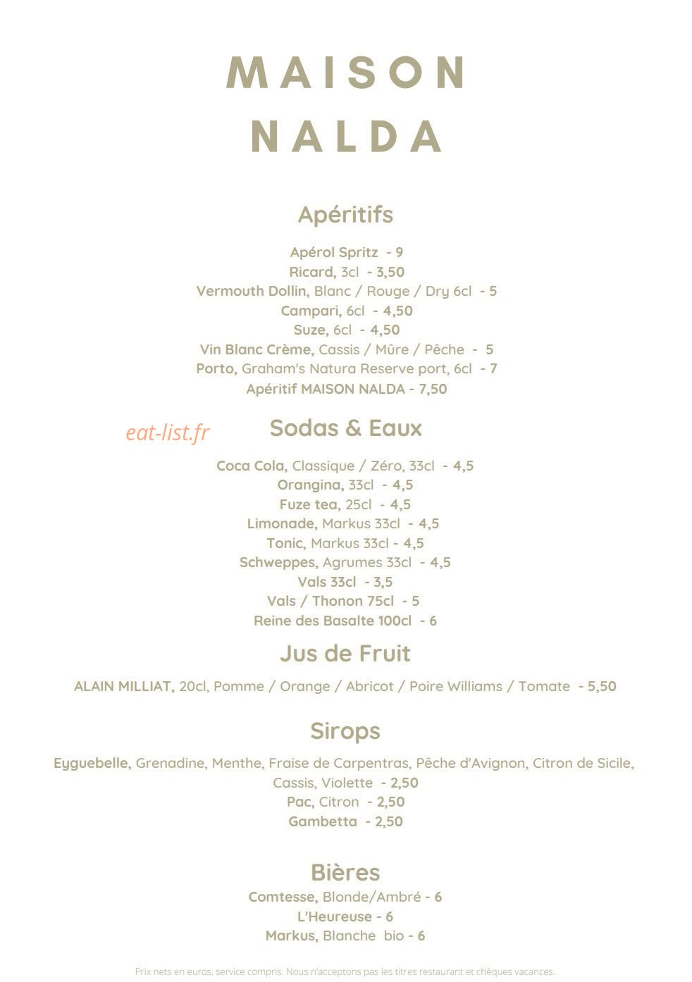 Maison Nalda — carte page 5