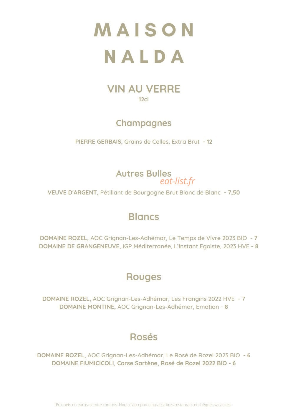 Maison Nalda — carte page 3
