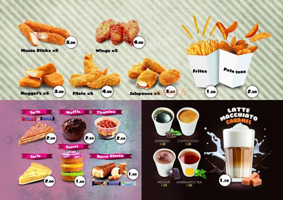 98 Burger Street — carte page 4