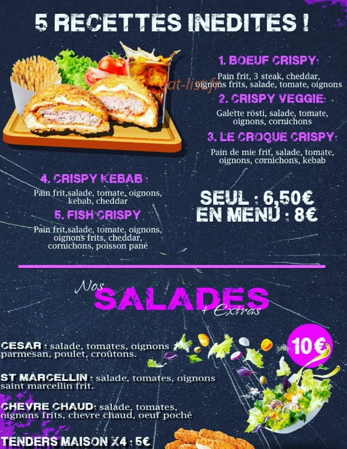 G'Faim — carte page 3
