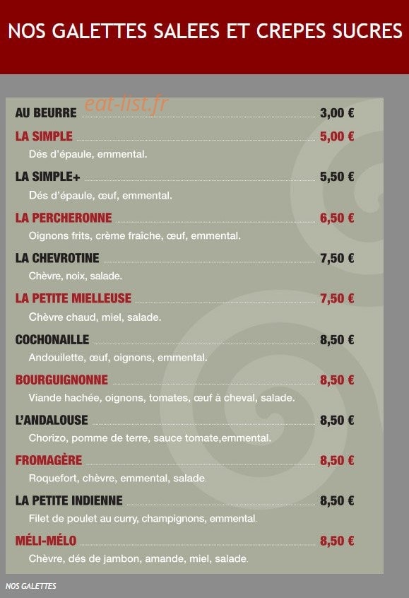 Pizz'a st do — carte page 2