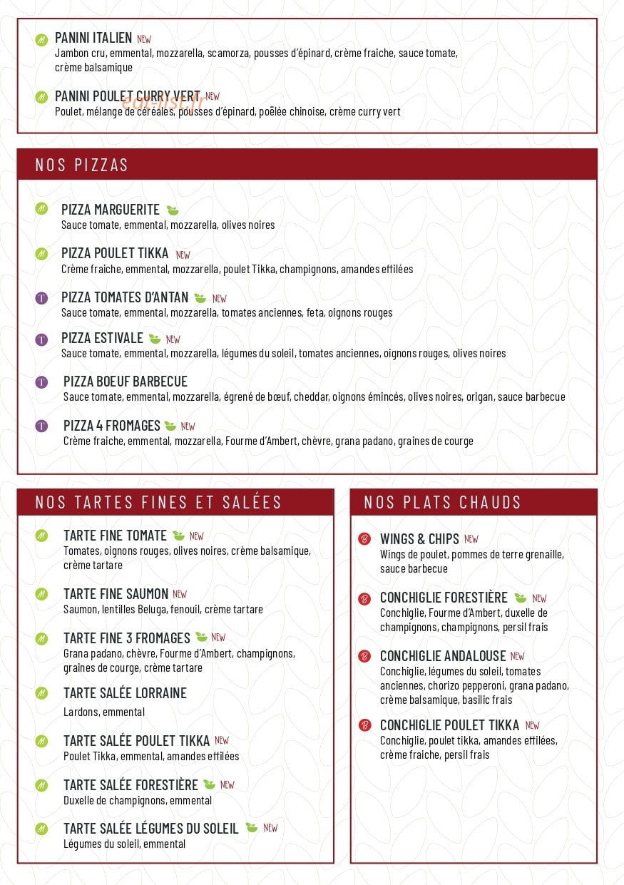 L'Atelier Papilles — carte page 5