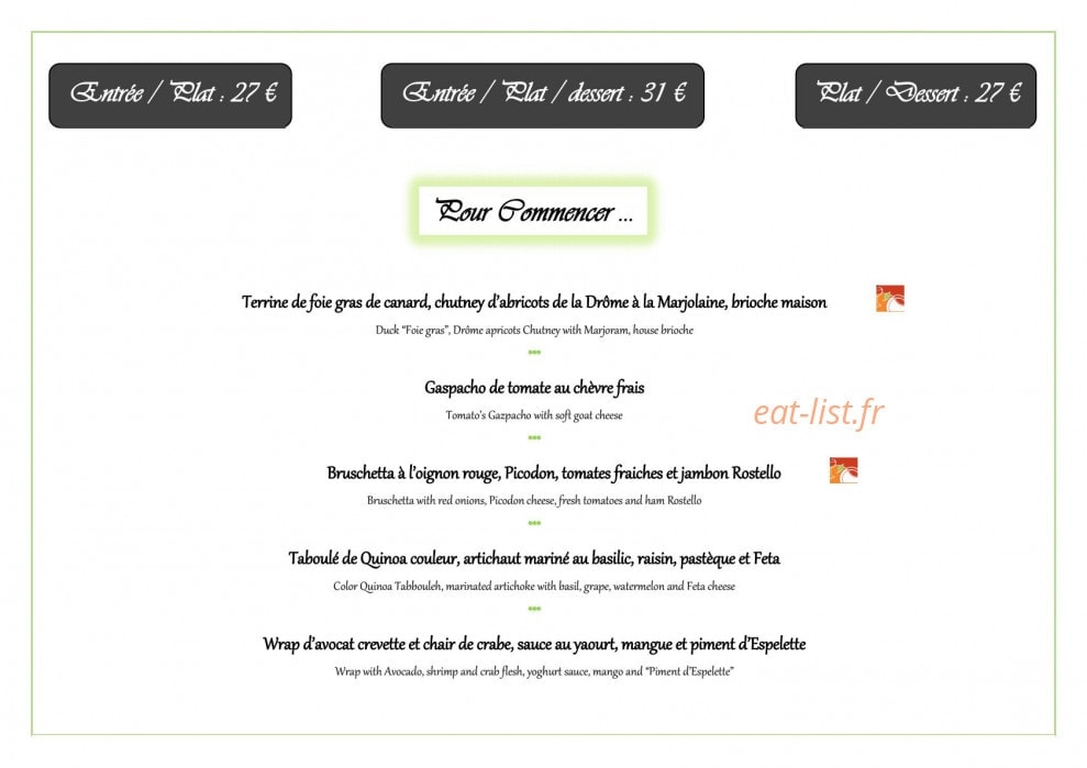Les Oliviers — carte page 3