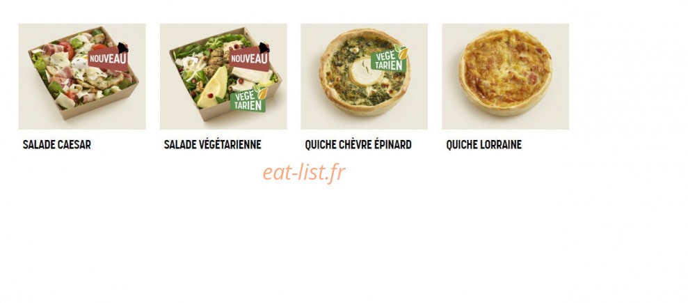 Brioche Dorée — carte page 2