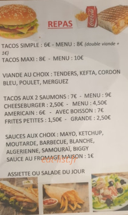 Café des sports — carte page 1