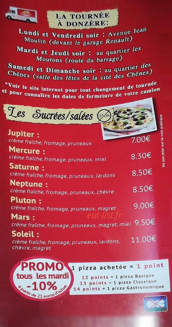 Indyan Pizza — carte page 6