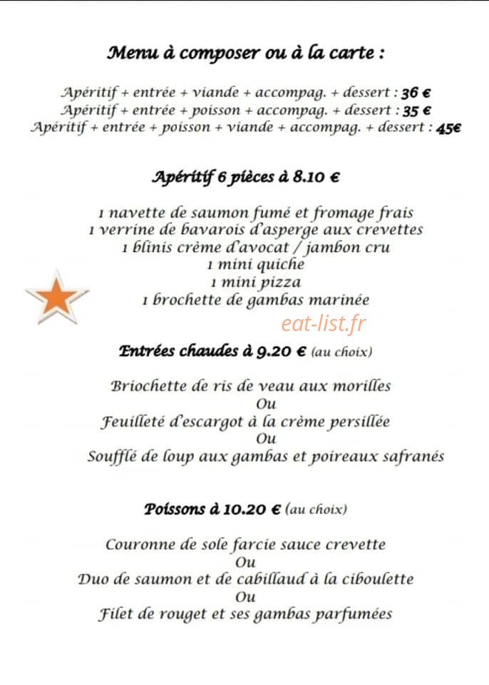 L'Evidence Gourmande — carte page 2