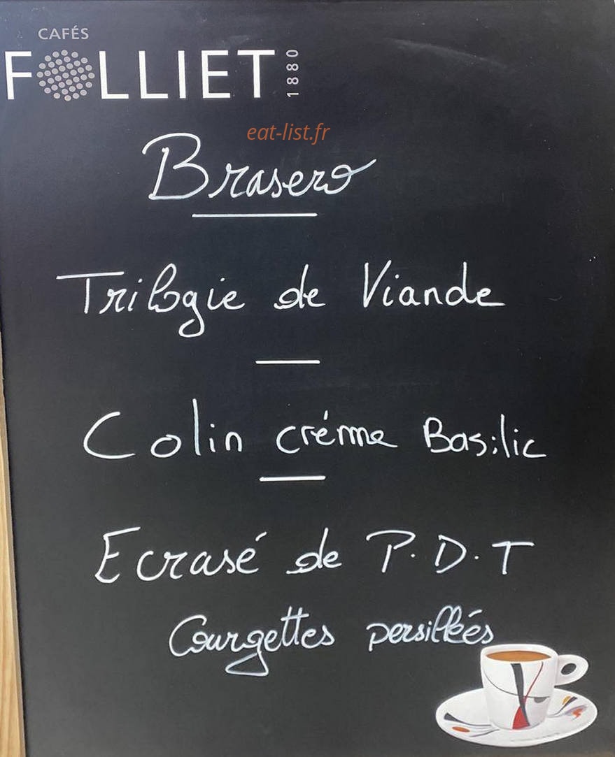 Pause Café et P'tit creux — carte page 1