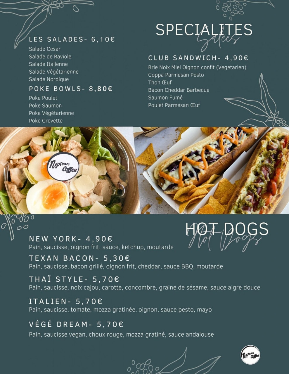 Neptune's coffee — carte page 4
