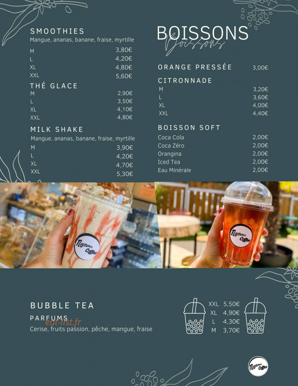 Neptune's coffee — carte page 2