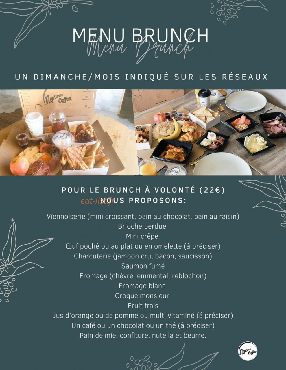Neptune's coffee — carte page 6