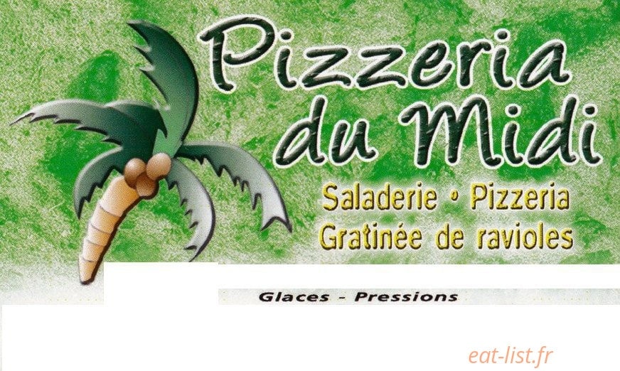 Pizzeria du Midi — carte page 1