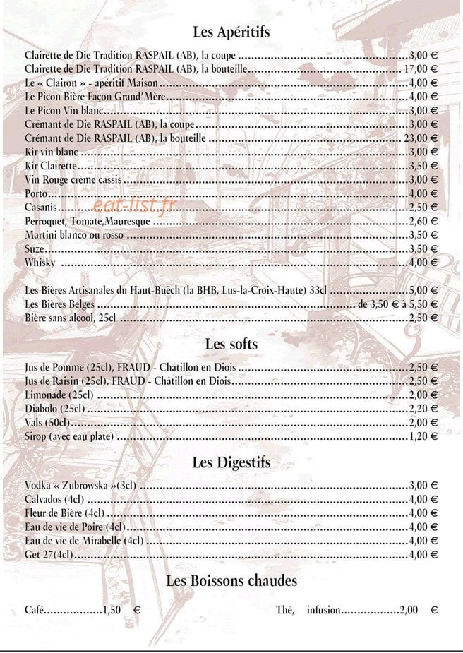 L'Arbre à Miel — carte page 5