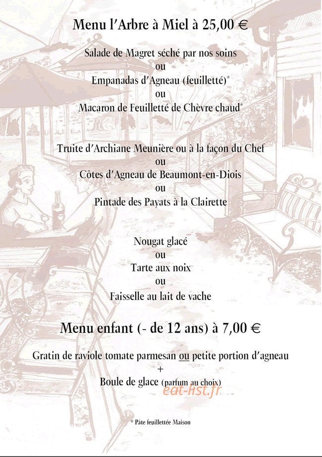 L'Arbre à Miel — carte page 4