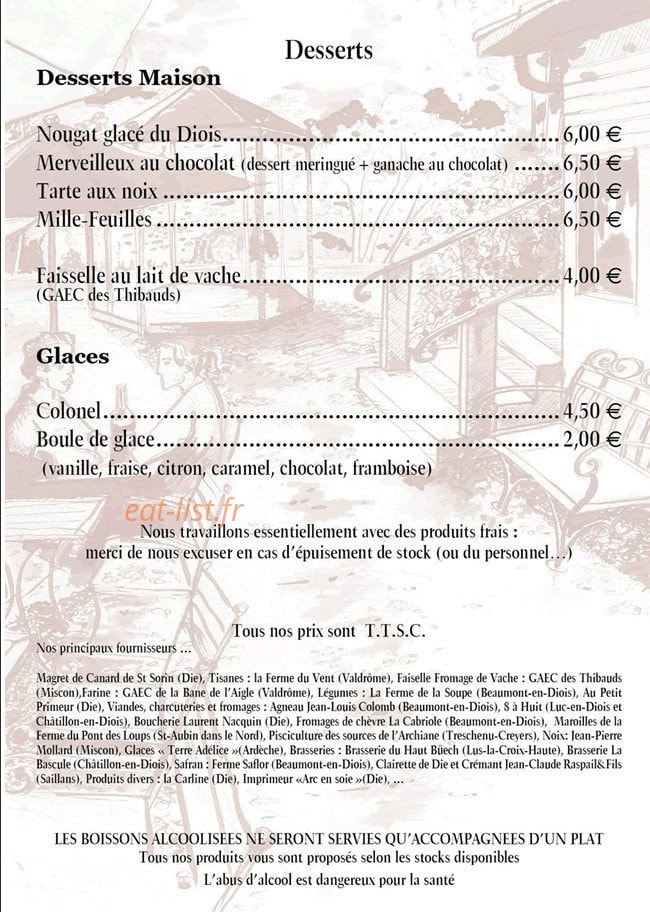 L'Arbre à Miel — carte page 6