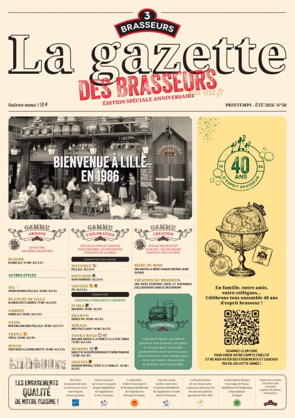 3 Brasseurs — carte page 1