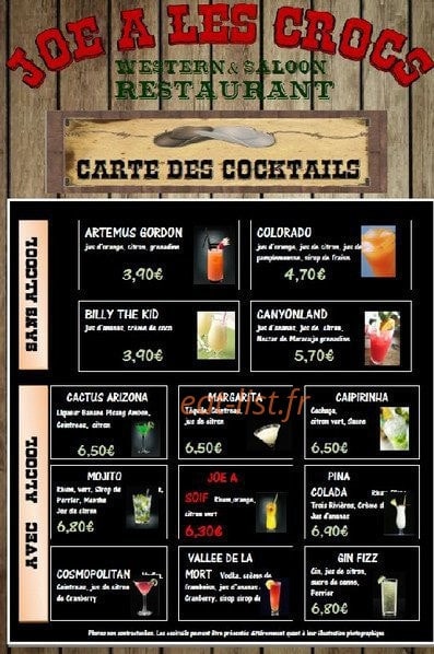 Joe a Les Crocs — carte page 10