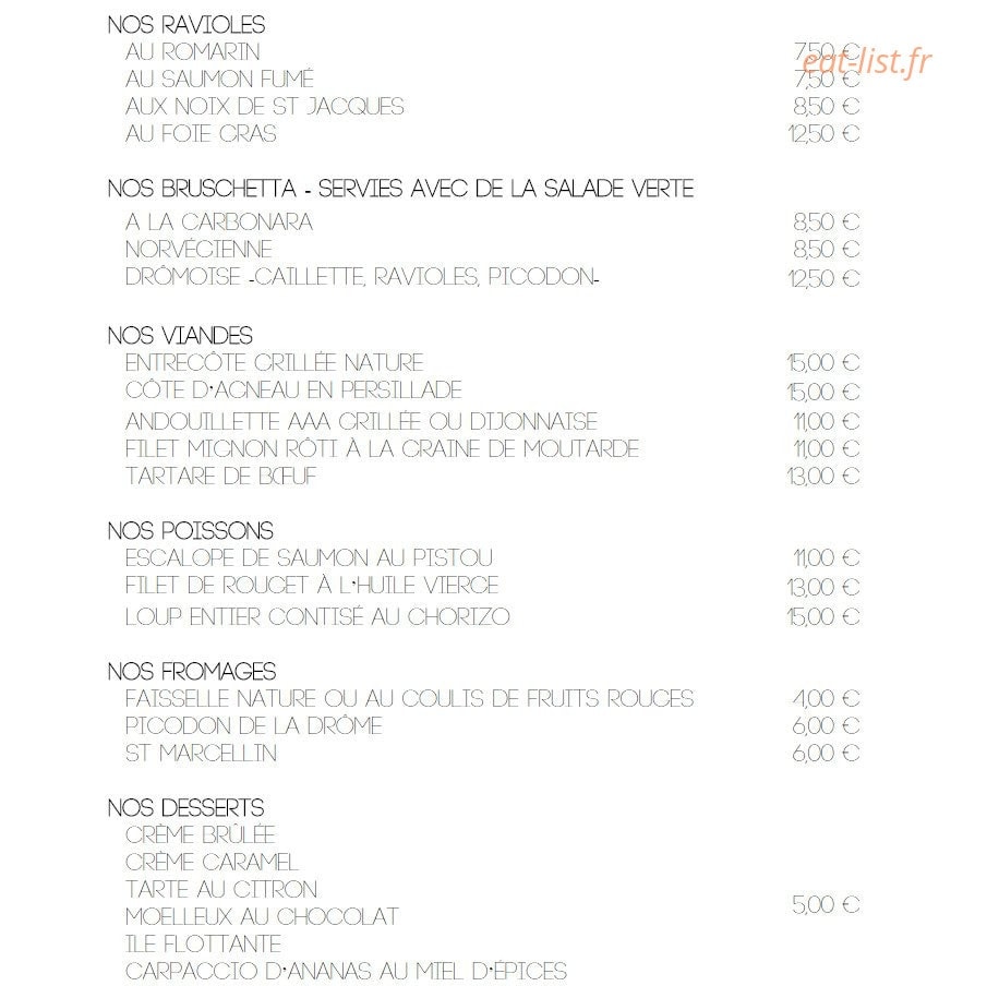La Partition — carte page 4