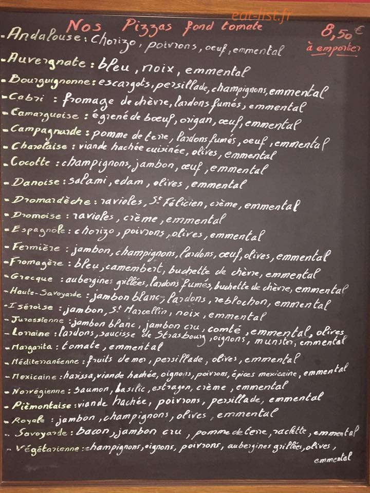 Café de la Mairie — carte page 1