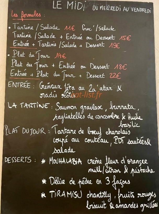 14°5 Resto — carte page 1