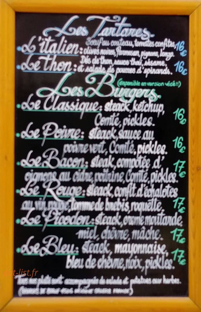Le Pain des Fous — carte page 1