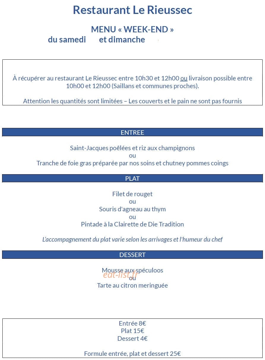 Le Rieussec — carte page 1