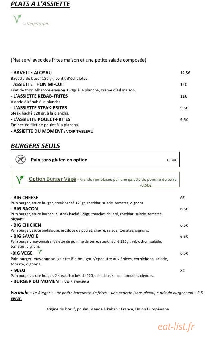 Snack du pont — carte page 3