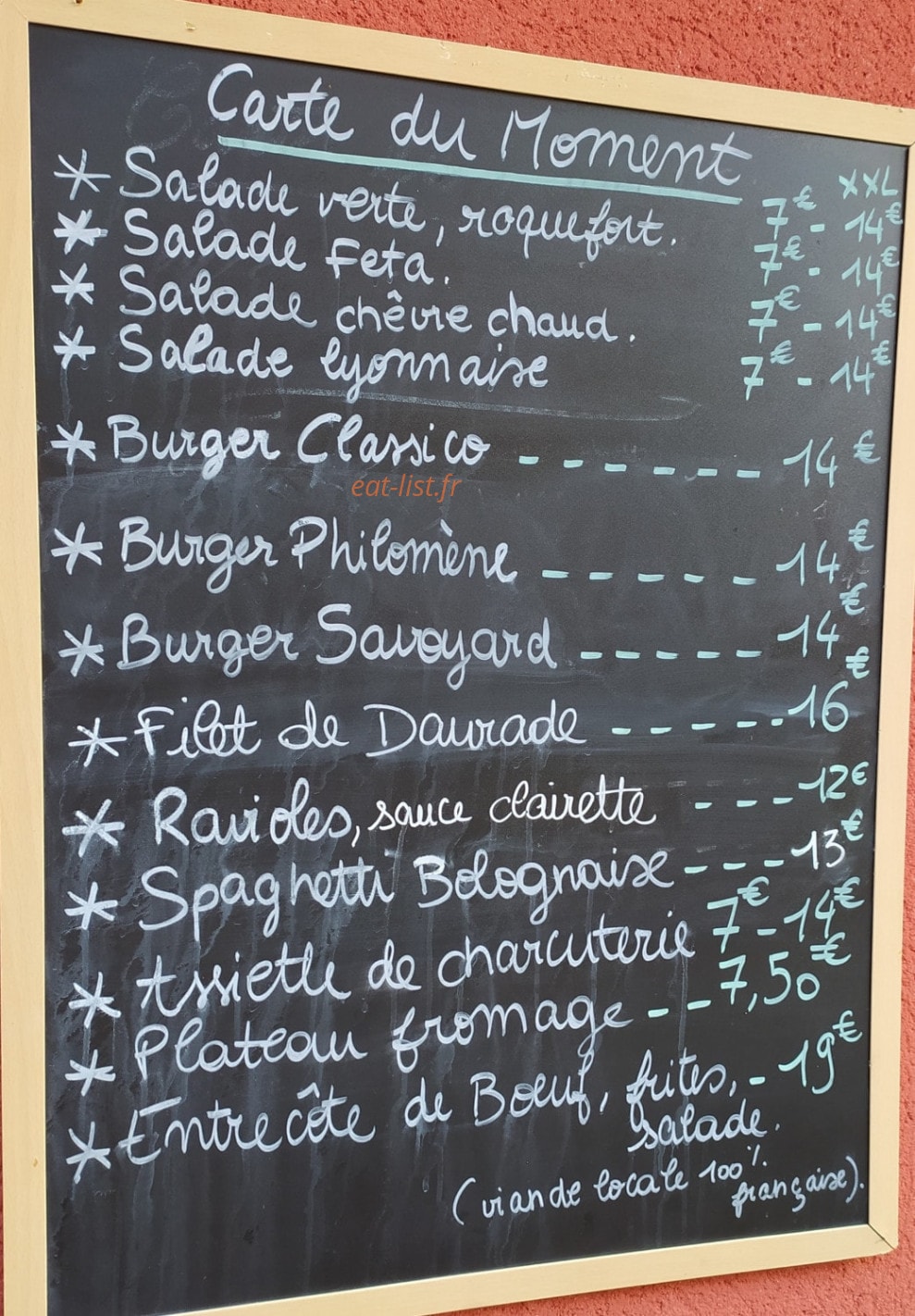 Le Comptoir de Philomène — carte page 1