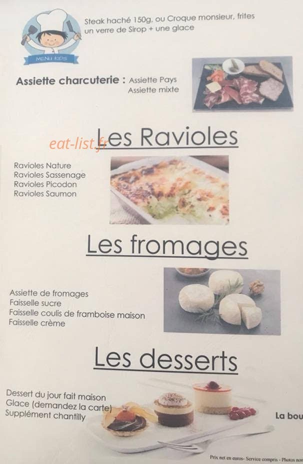 Le café de la clairette — carte page 3