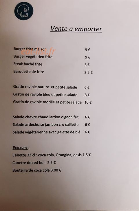 Le local — carte page 2