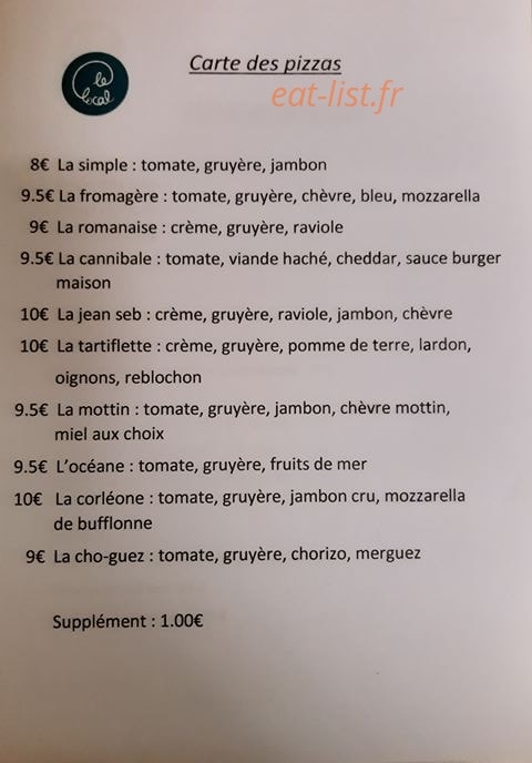 Le local — carte page 1