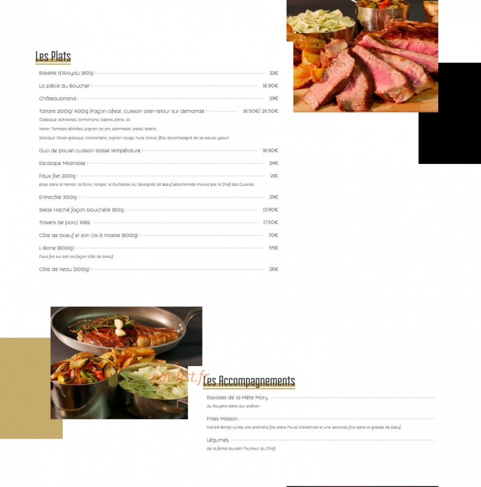 Chez Lapapem — carte page 2