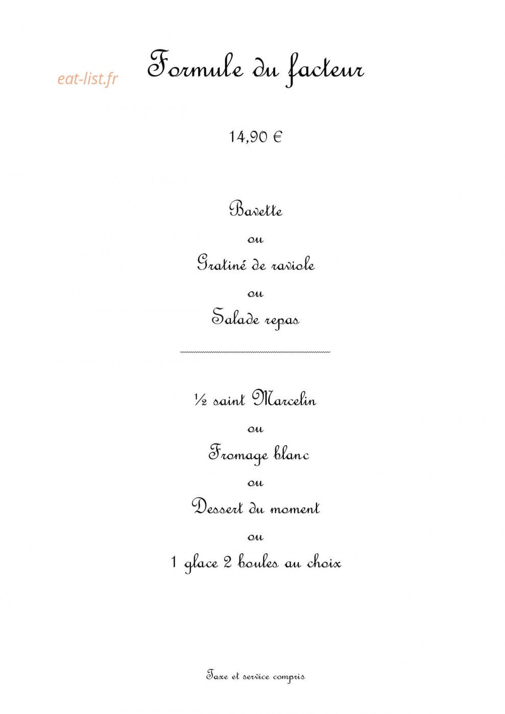 La halte du facteur — carte page 7