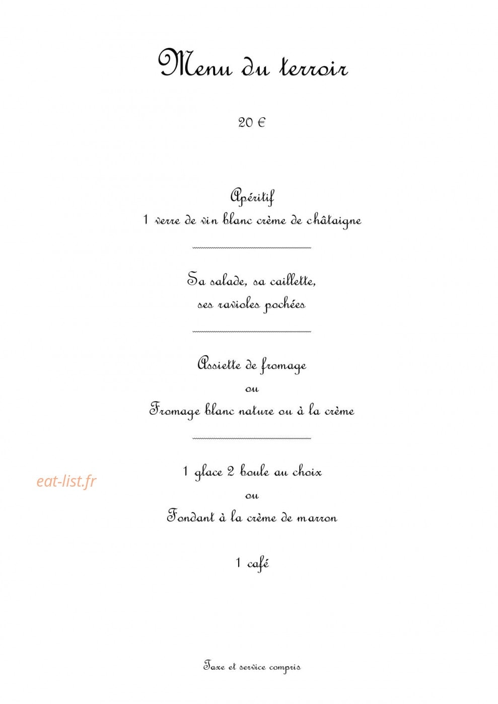 La halte du facteur — carte page 6