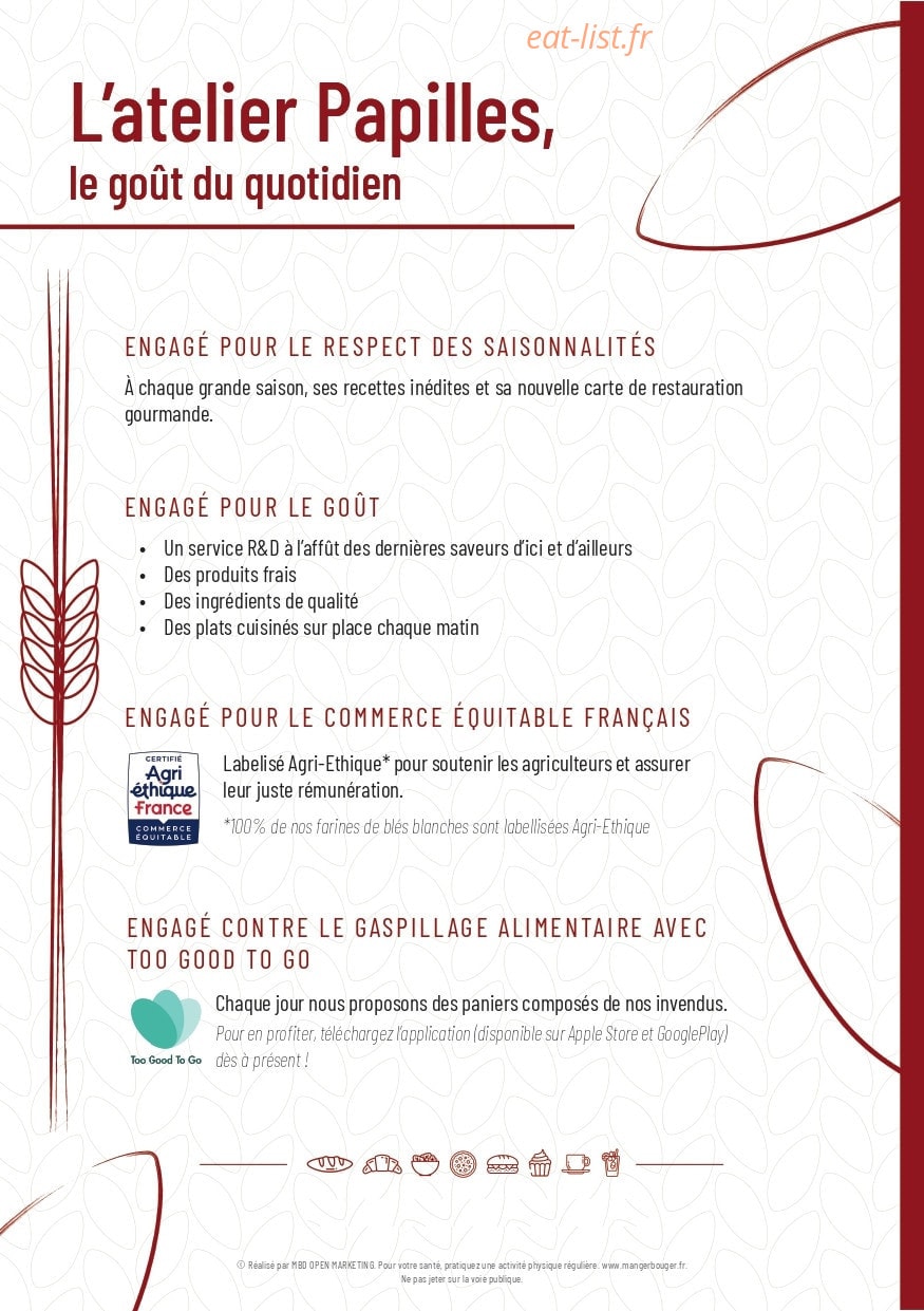 L'Atelier Papilles — carte page 8