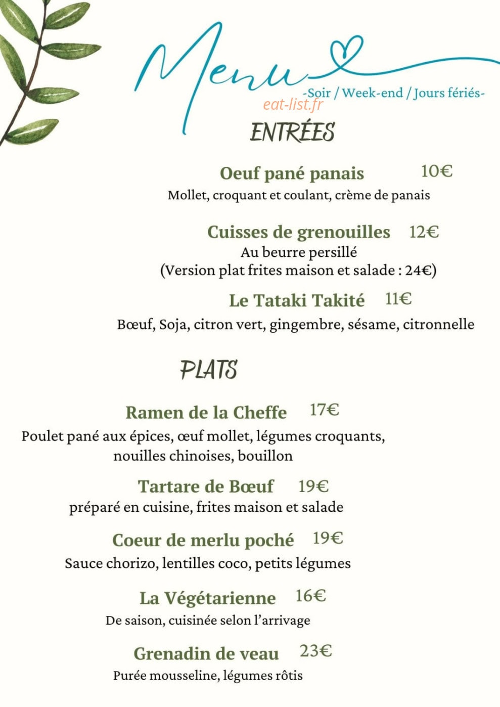 Chez les filles — carte page 2