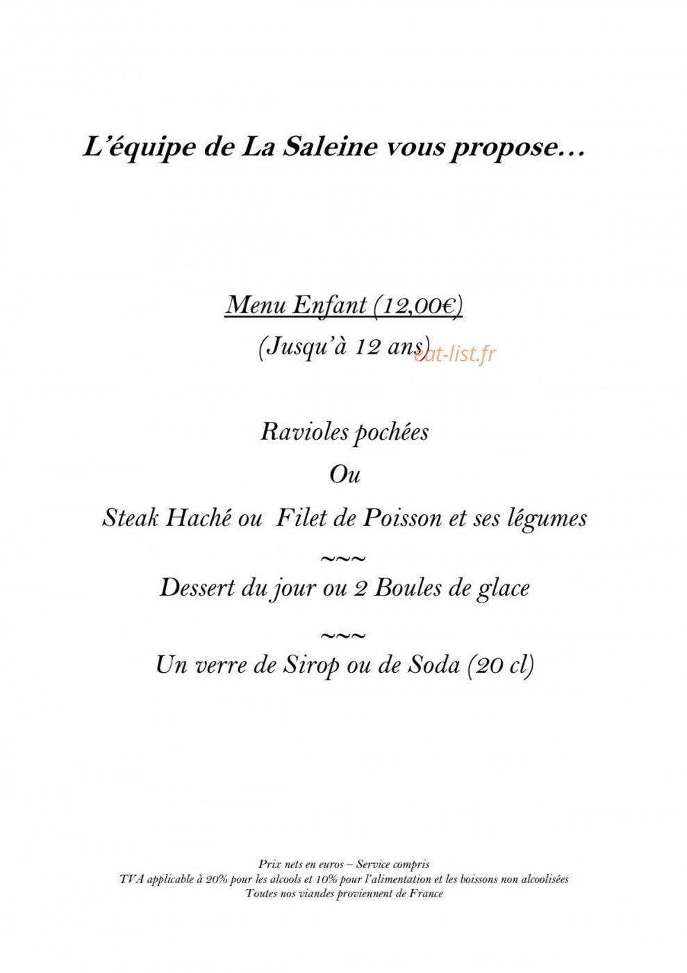La Saleine — carte page 2
