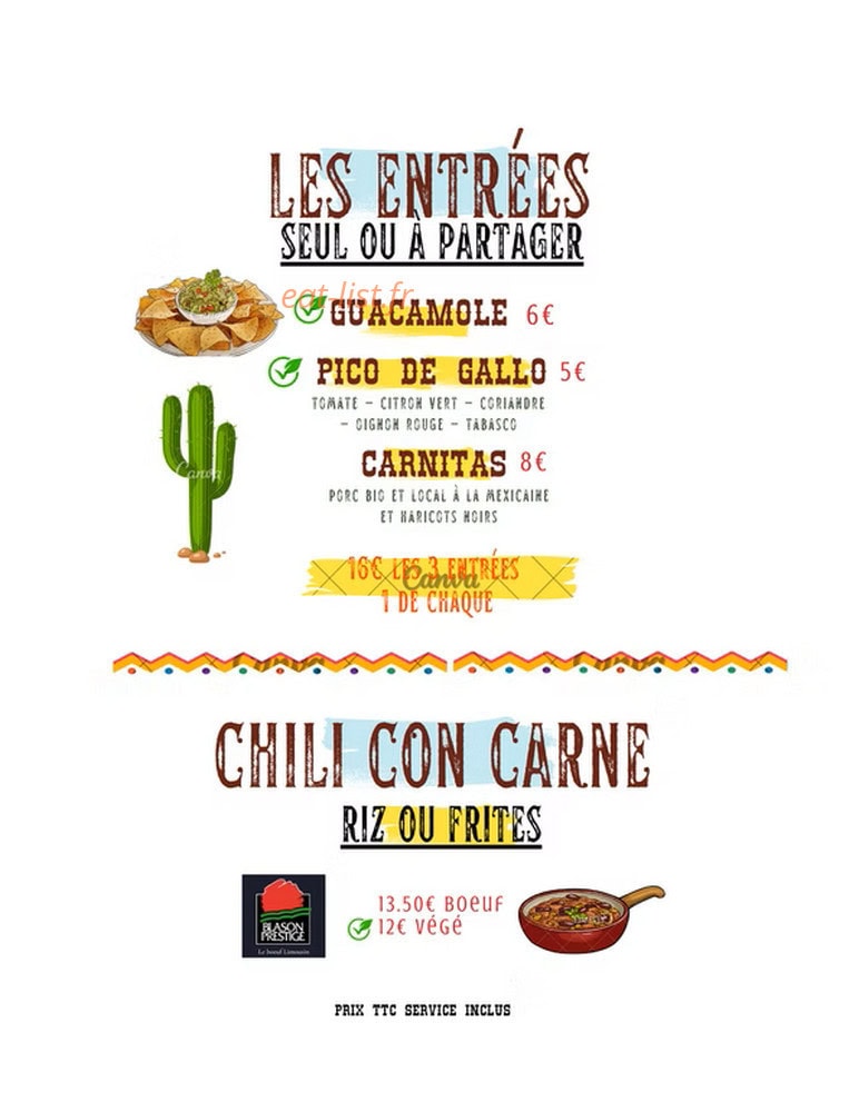 Las Catrinas — carte page 1