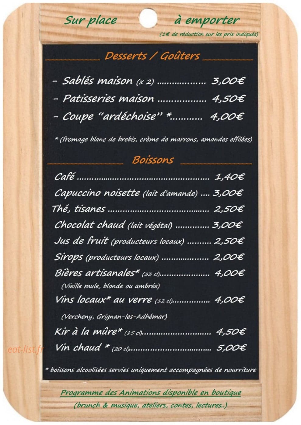 Le Bon Temps — carte page 2