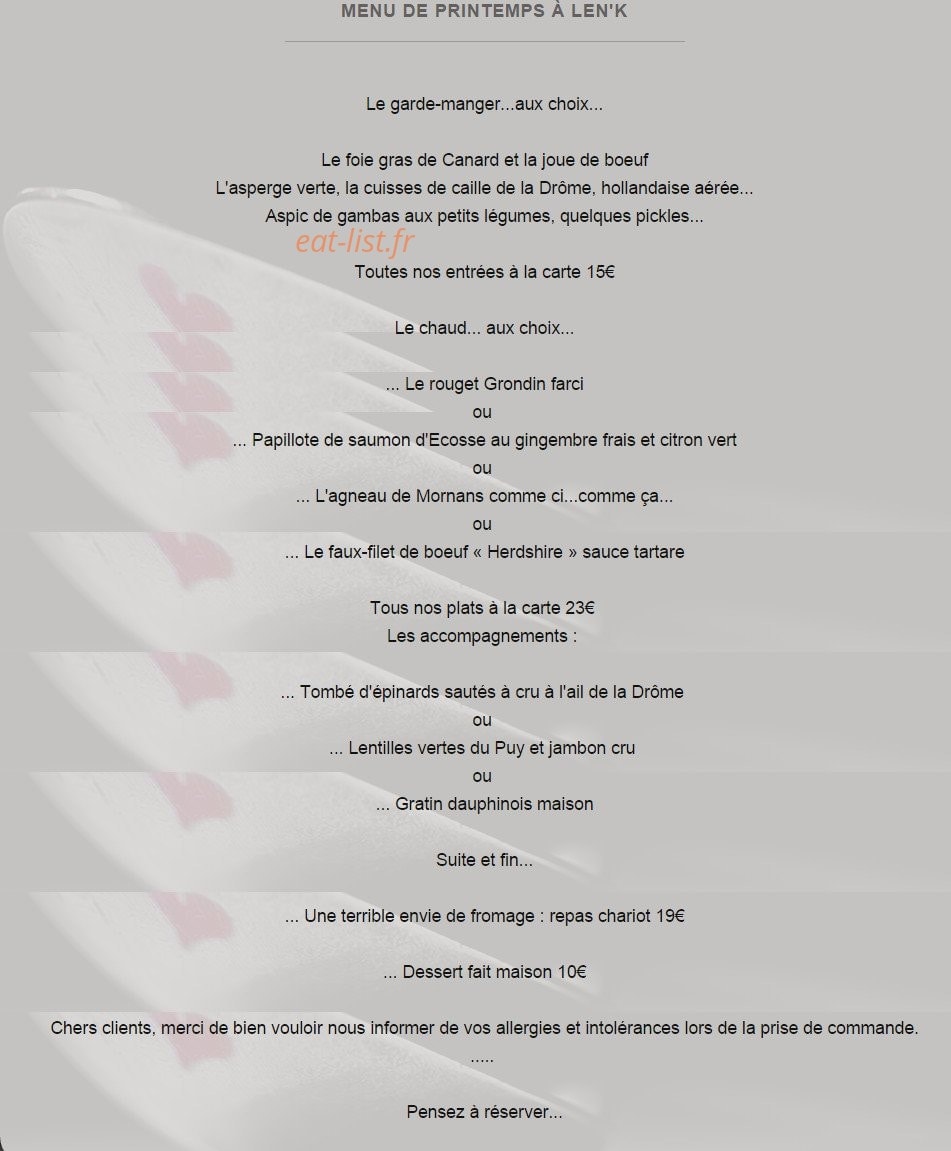 Maison Le Kleber — carte page 5