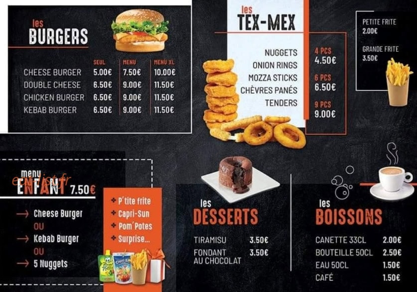 O'King Kebab-Naan-Tacos — carte page 2