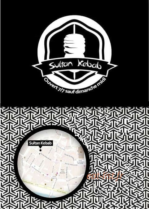 Sultan Kebab — carte page 1